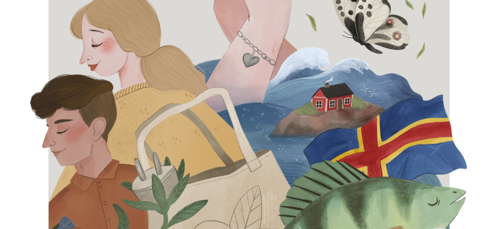 Pärmbildsillustration för Utvecklings- och hållberhetsagendan Pärmbildsillustration för Utvecklings- och hållberhetsagendan