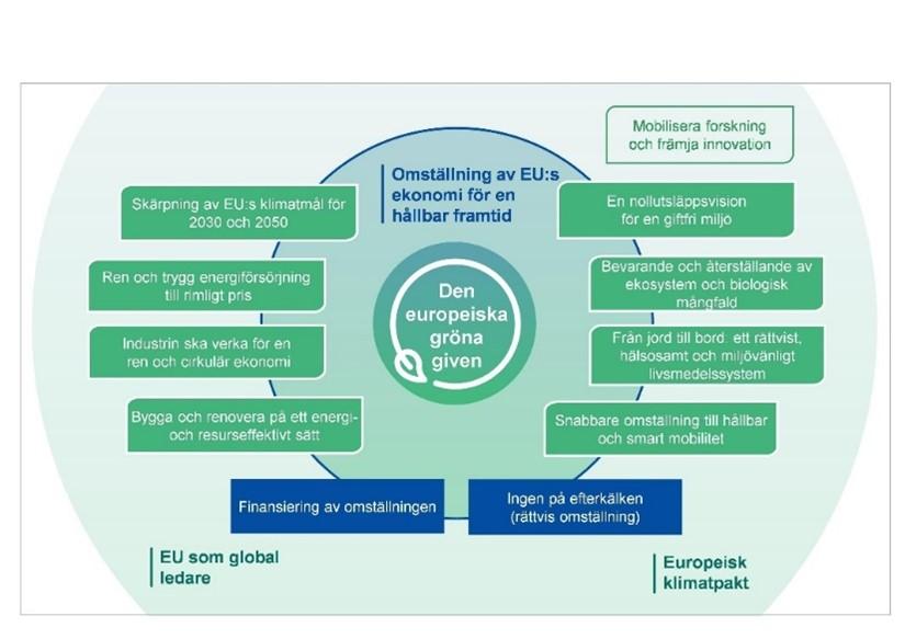 Bilden visar en schematisk översikt över den gröna given.