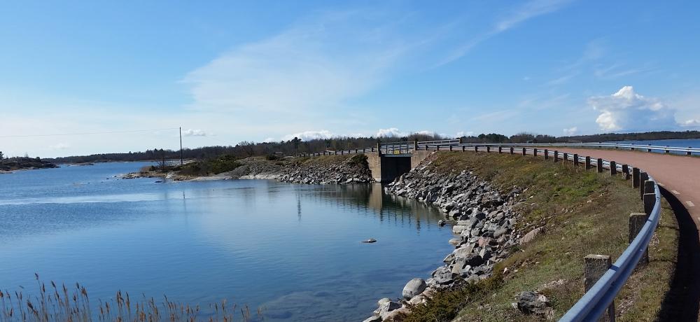 Vy över gamla Kastörsbron som ska ersättas med en ny bro.