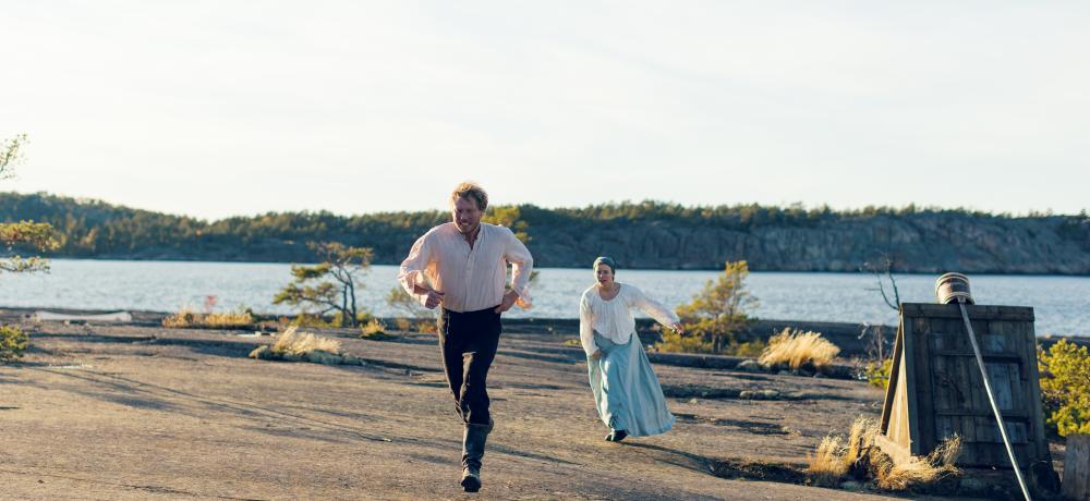 Bilden är från filmen "Stormskärs Maja" som spelandes in på Åland med stöd från Landskapsregeringen. Foto: Solar Films / Antti Rastivo.
