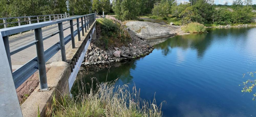 Vy över Långholmsströmsbron 