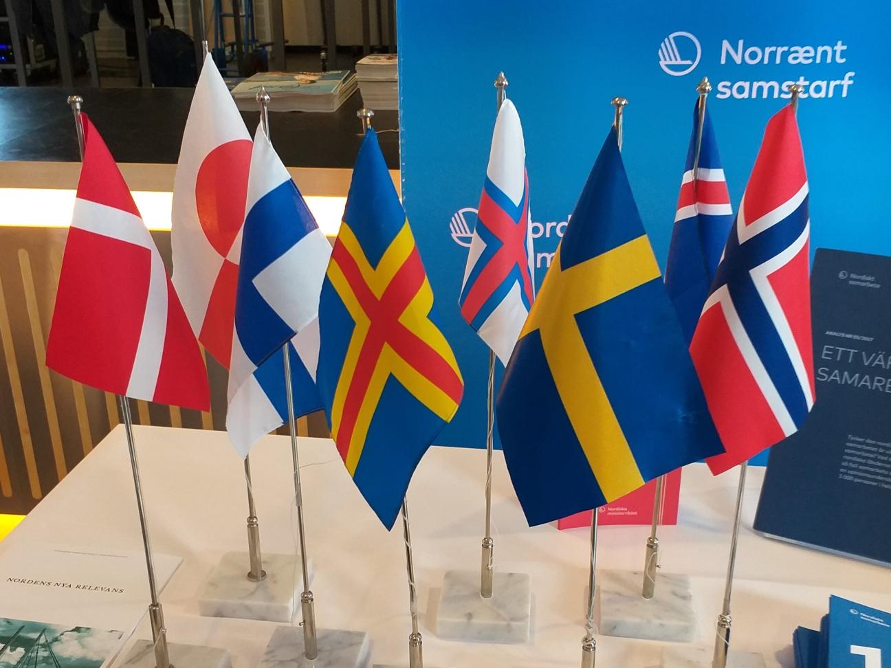 Flaggor från Norden