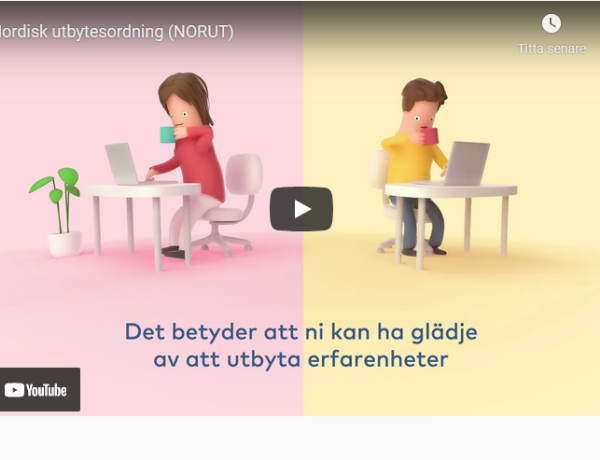 Skärmklipp från YouTube som visar en bild av två personer vid varsitt skrivbord.